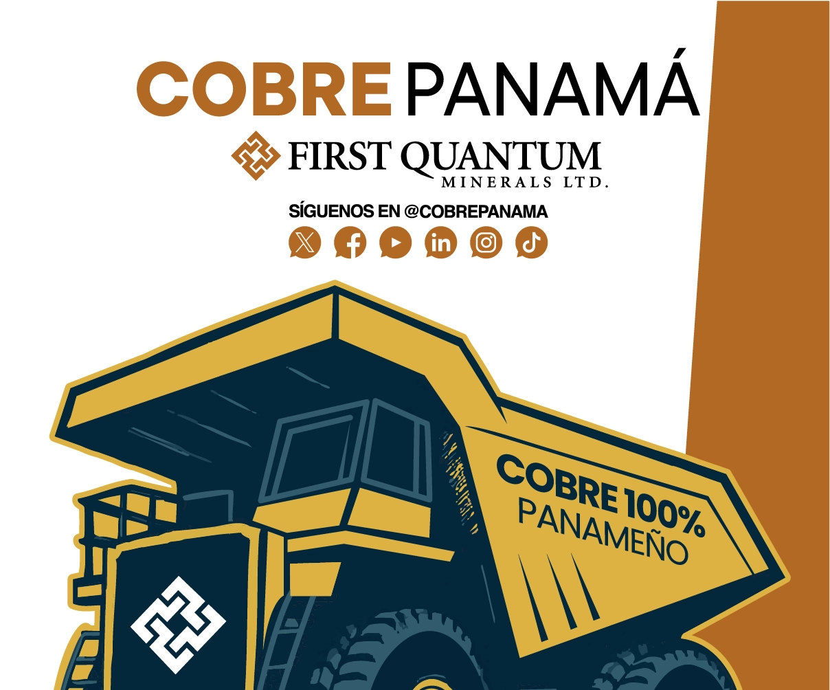 Banner informativo de Cobre Panamá